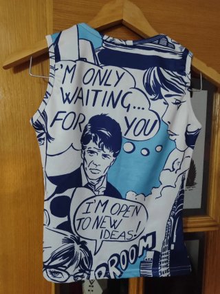 Top Estilo Pop Art Talla Única