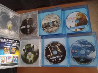 Lote 5 Películas solo 3D y una blue ray
