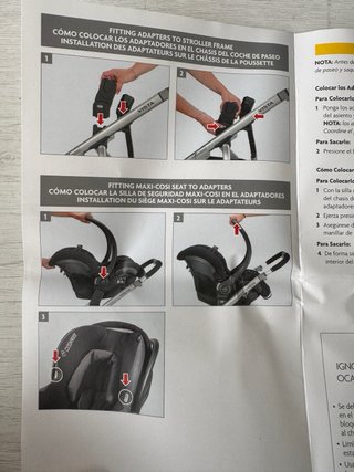 Adaptadores UPPAbaby Vista/Cruz Maxi-Cosi