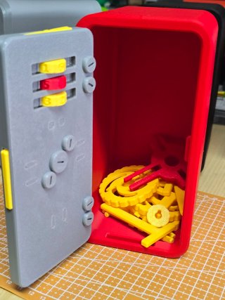 Caja fuerte de plástico funcional