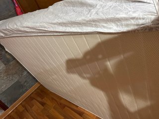Colchón 1.20 con funda, protector y almohada