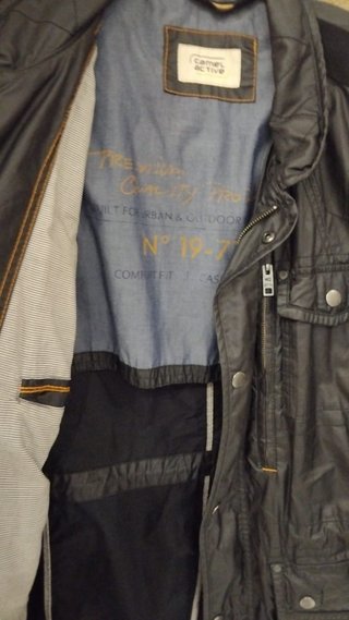 Giubbotto Camel Active uomo nero/blu