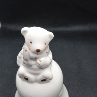 Campanella Orsetto in ceramica di Stile Nordico