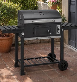 Barbecue Carbone con ripiano laterale