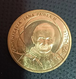 5 Monedas Polonia 2 Zloty Juan Pablo II
