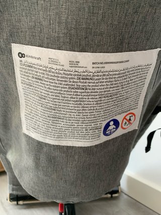 Mecedora KinderKraft gris