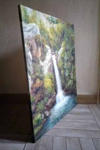 Cuadro, óleo original y firmado de 73x60cms