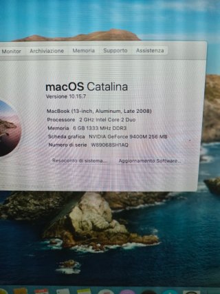 Apple MacBook 1278 Argento