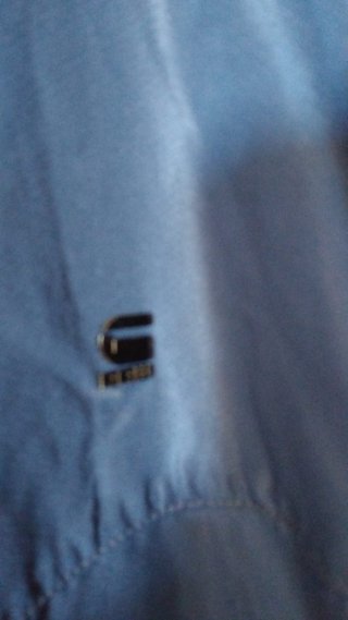 Giacca G-Star RAW blu uomo poliestere e cotone