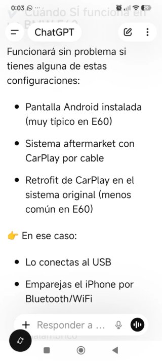 Adaptador Carplay Android Auto Inalámbrico