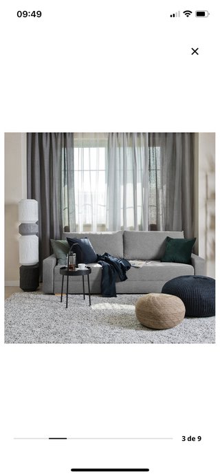Sofá Cama Gris Ikea