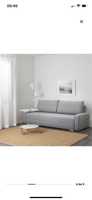 Sofá Cama Gris Ikea