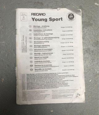 Silla Recaro Young Sport