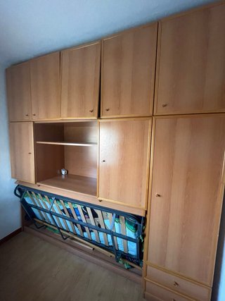Mueble cama madera