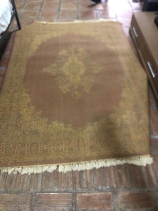 Alfombra de lana multicolor