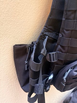 Chaleco táctico negro talla única