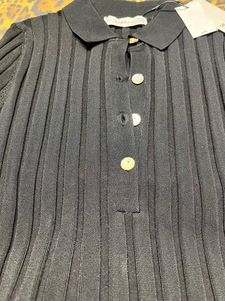 Polo punto Zara negro