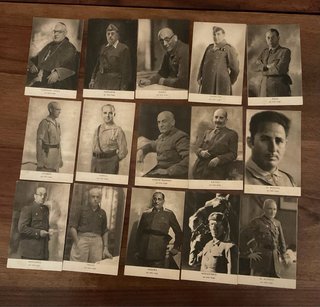 Forjadores del Imperio Ed. Popular 30 Postales