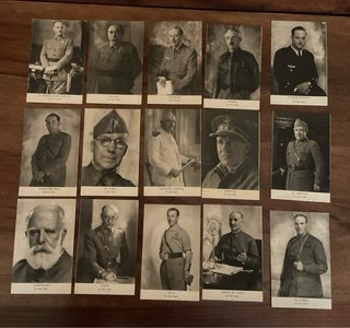 Forjadores del Imperio Ed. Popular 30 Postales