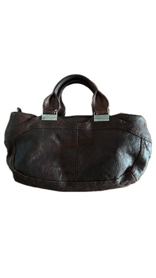 Borsa Diesel in Pelle Marrone Vintage