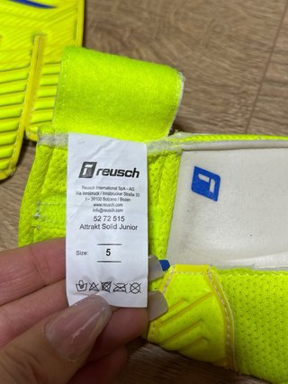 Guantes Portero Reusch Attrakt Solid Junior Size 5