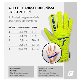 Guantes Portero Reusch Attrakt Solid Junior Size 5