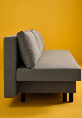 Dos sofá cama 3 plazas gris
