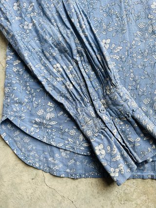 Camisa Pepe Jeans floral azul Talla XS