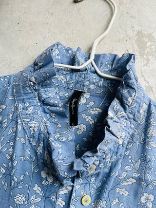 Camisa Pepe Jeans floral azul Talla XS