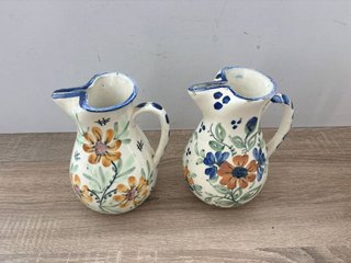 PAREJA DE JARRONCITOS CERÁMICA