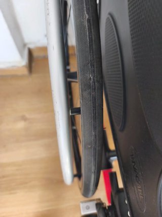 Silla de ruedas en aluminio