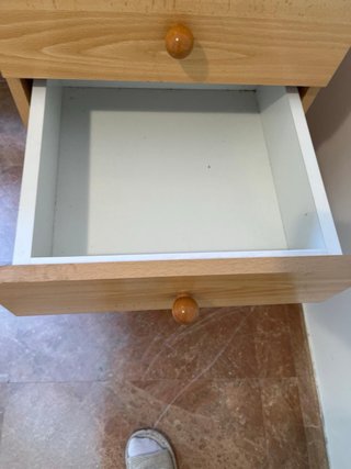 Escritorio madera y metal