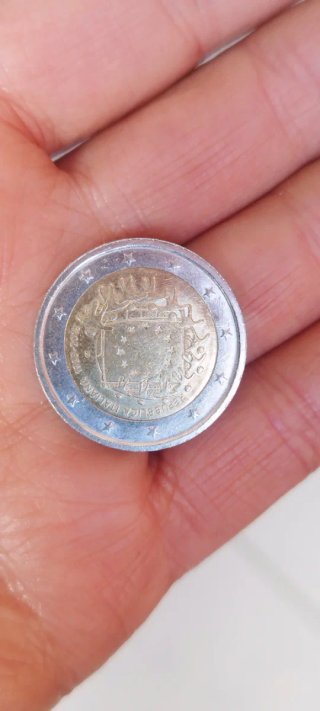 2 Euro Commemorativa Italia 2015 Bandiera Europea