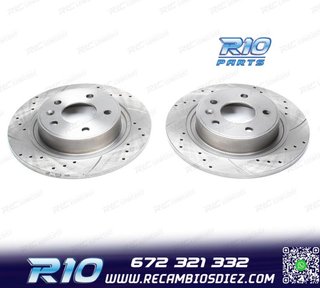 DISCOS DE FRENO PARA NISSAN PERFORADOS RANURADOS