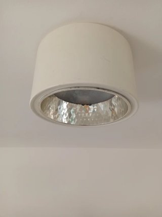 Lampada faretto soffitto anni 70 modernariato