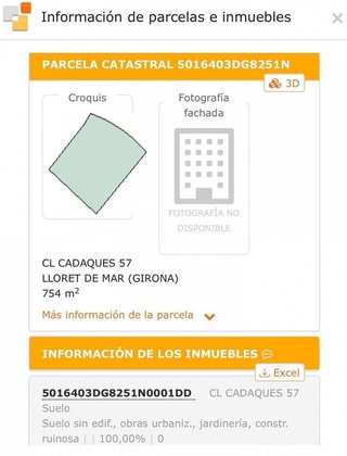 Solar en venta en Urbanitzacions en Lloret de Mar