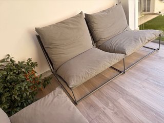 Sofá modular 2+1 plazas SKLUM modelo Amaro gris