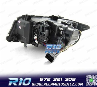 FAROS BMW E90 E91 05-08 XENON OJOS ANGEL U LED 3D FONDO NEGR