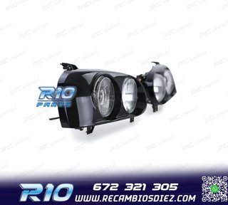 FAROS DOBLES VOLKSWAGEN VW GOLF 3 NEGRO