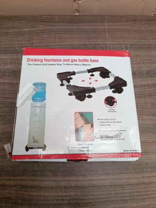 Base ajustable con ruedas para butano, cajas etc