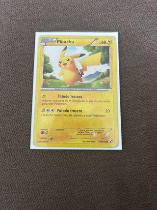 Carta Pokémon Pikachu Básico 2011