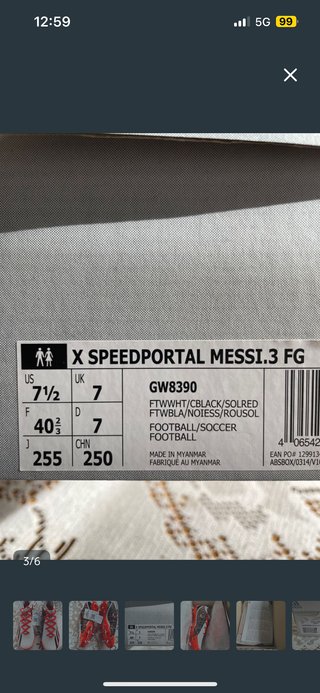 Botas Fútbol X Speedportal Messi.3 FG 40 2/3