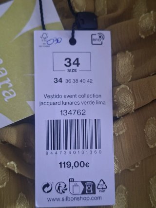 Vestido de fiesta espectacular a estrenar.