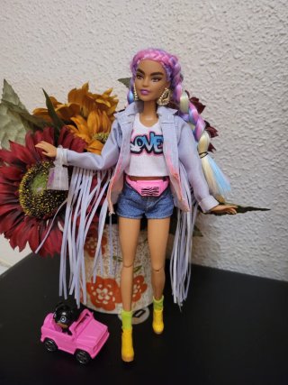 Muñeca Barbie articulada con accesorios