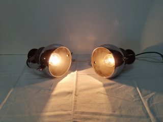 Coppia Lampade design Space Age Philips Anni '70