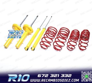 KIT SUSPENSIÓN DEPORTIVA PARA PEUGEOT
