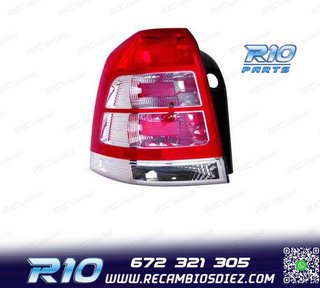 PILOTO IZQ OPEL ZAFIRA 08- ROJO CROMO