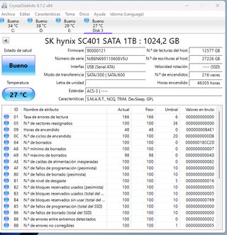Disco duro SSD SK Hynix 1TB SATA 2.5