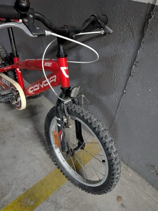 Bicicleta infantil 18 pulgadas roja