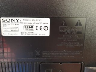 Sony Bravia 32 LCD TV Modelo 32EX72